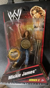WWE MICKEY JAMES FIGURE LIMITED CHASE FIGURE 1 Of 1000 TITLE BELTS FIGURE - Picture 1 of 2