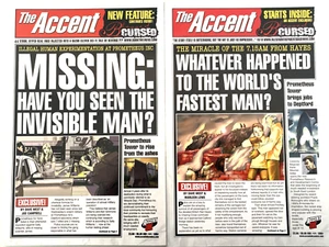 THE ACCENT. (2 ISSUE 2009 HIGH GRADE  LOT).  ACCENT UK COMICS. - Picture 1 of 11