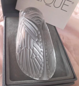 LALIQUE CRYSTAL, RARE BEETLE/SCARAB. BOXED. LUCKY GIFT /INVESTMENT - Picture 1 of 7