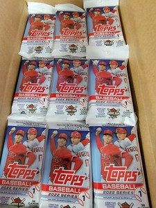 2022 Topps Series 1 Baseball 108 Packs Fat Pack Full Case Ohtani Tatis Mookie