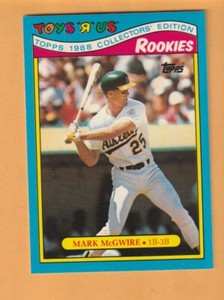 Mark McGwire Oakland A's 1988 Toys'R'Us Rookies #19 USC Trojans 2E