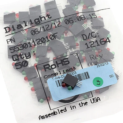 [10pcs] 553-0112-010F LED 3mm Green Red in Case THT - Bild 1 von 2