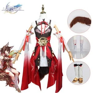 Cosplay Honkai Star Rail Tingyun Wig Costume Shoes Halloween Carnival Suit Dress - Picture 1 of 9
