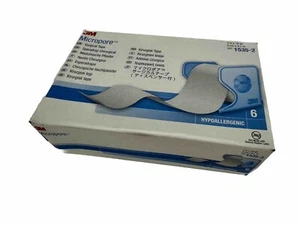 Nastro medico chirurgico carta micropori X6 3M 2"x10 yds con dispenser, 1535-2 - Foto 1 di 4