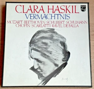 CLARA HASKIL piano CHOPIN MOZART MARKEVITCH ED1 PHILIPS STEREO 9LP Box MINT - Picture 1 of 3