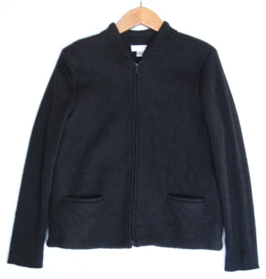 Christopher & Banks Men's M Wool Cardigan Full Zip Sweater Made In Japan 40x25" - Image 1 of 4