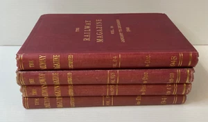 The Railway Magazine Bound Volumes 92 - 95 Vintage Hardcover Set 1946 - 1949 - Picture 1 of 17