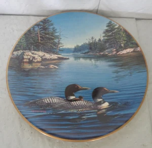 Vintage Hadley House - "Loons" Ducks - Legacy Collectible Plate - Picture 1 of 2