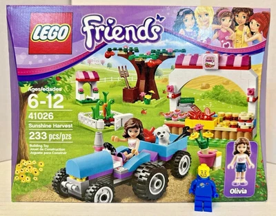 LEGO (41026) Friends: Sunshine Harvest Farm Tractor Barn City Nuevo Sellado Retirado Foto 1 de 4