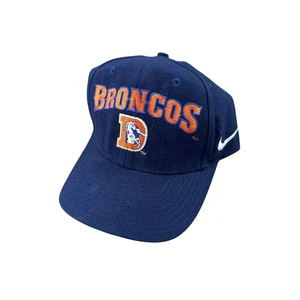 Vintage 90s Nike Proline Denver Broncos Wool Blend Snapback VTG - Picture 1 of 7