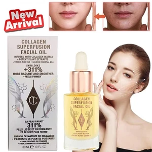 Charlotte Tilbury COLLAGEN SUPERFUSION FACIAL OIL 30ML New & Boxed TRAVEL SIZE - Picture 1 of 12