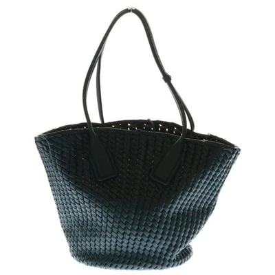BOTTEGA VENETA TOTE BAG HANDBAG GREEN LEATHER Used a30e4f4005129a3f4293c77e22198 - Image 1 of 4