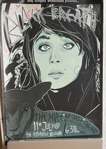 Black Breath screen print poster metal death crust punk hardcore hxc - Picture 1 of 5