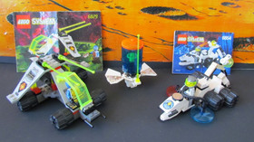 Lego Sets  6829 & 6854 and satellite  Exploriens  w Minifigs & Instructions