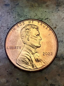 2022 Uncirculated Lincoln Shield Cent Double Ear Lobe DDO DDR - Picture 1 of 20