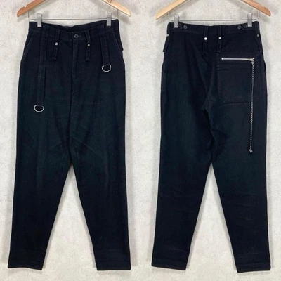 PANTALONES DE MEZCLILLA USADOS YOHJI YAMAMOTO 10 OZ ESTILOS B/BB NEGROS BUENOS Foto 1 de 4