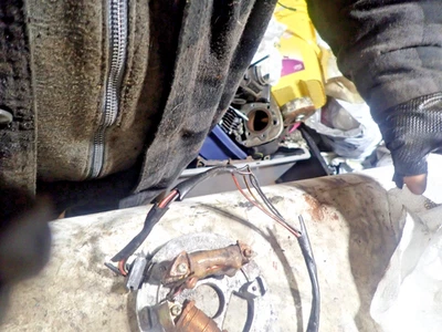 Estator/generador/alternador Suzuki PE 250 1979 AHRMA VENDIDO PARA PIEZAS O REPARACIÓN Foto 1 de 4