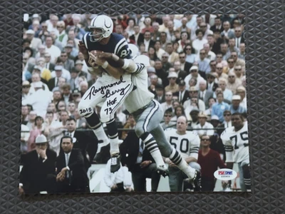 Raymond Berry Signed Autograph 8x10 Photo Colts "HOF 73" PSA DNA - Image 1 of 4