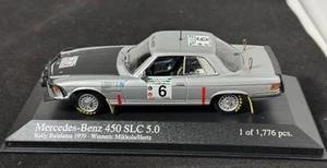 MINICHAMPS MERCEDES BENZ 450 SLC 5.0 #6 MIKKOLA-HERTZ RALLY BANDAMA 1979 1:43 - Foto 1 di 12