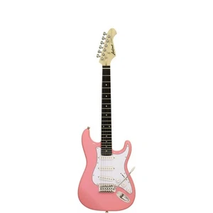 Aria STG-MINI 3/4 Size Electric Guitar - Kawaii Pink - Picture 1 of 5