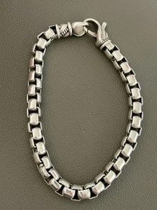 JAI John Hardy Sterlingsilber 7 mm Box Kette Armband - 8,75 Zoll (H47) - Bild 1 von 7