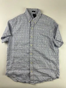J Crew Button Down Hemd Herren Large Weiß Slim Kurzarm - Bild 1 von 8