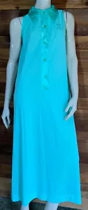 VINTAGE GOSSARD ARTEMIS GREEN SIZE PETITE NIGHTGOWN STYLE 5191 #10393 - Picture 1 of 9