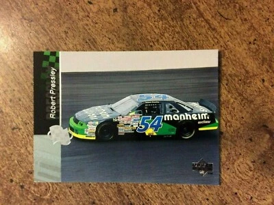 1995 Upper Deck #101 Robert Pressley's #54 Manheim Chevy   nm - Image 1 of 2