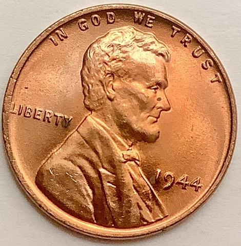 1944 p  Choice Uncirculated BU Red RD - Lincoln Wheat Cent. ~ A817 Cover