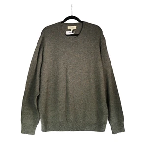 Cabelas Pullover Herren Gr. XL meliert grün-grau Wollmischung Urlaub Ski Oversized - Bild 1 von 7