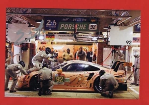PHOTO cm13x19 signed by Kévin Estre PORSCHE 911 RSR GTE Pro #92 1st LE MANS 2018 - Imagen 1 de 2