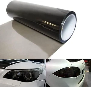 12 by 48 Inches Self Adhesive Headlight, Tail Lights, Fog Lights Tint Vinyl Film - Picture 1 of 12