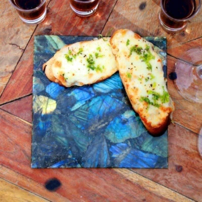 Tabla de cortar labradorita, compromiso de boda personalizado, decoración de regalo de boda Foto 1 de 4