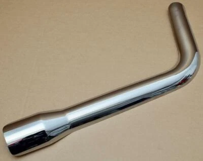 Harley Davidson Escape Hitzeblech Fat Boy Heat Shield Crom FLSTF FLSTN - Imagen 1 de 2