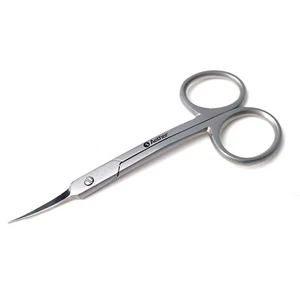Aether® Cuticle Nail Scissors - Professional IRIS Steel 9.5cm Double Bent - Picture 1 of 4