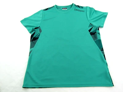 Kappa Short Sleeve Shirt Mens XL AKT Active Green Training Multicolor Polyester - Image 1 of 4