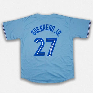 Vladimir Guerrero Jr. Toronto Blue Jays Signed Light Blue Pro Style Jersey JSA - Picture 1 of 2