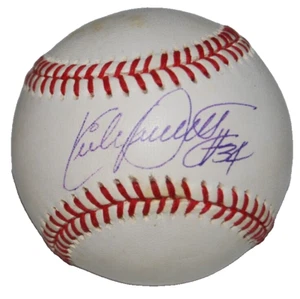 KIRBY PUCKETT signed (MINNESOTA TWINS) Official American League baseball BECKETT - Picture 1 of 2