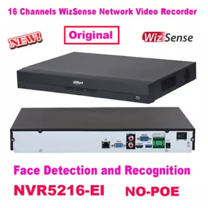 NVR5216-EI Dahua 4K AI NVR 16CH WizSense Face Recognition Video Recorder NO-POE - Picture 1 of 17