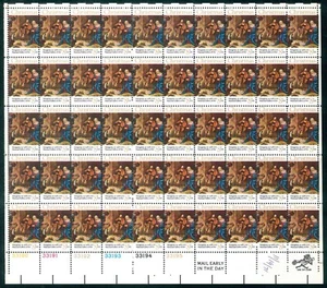 Scott #1444 8¢ Christmas Adoration of Jesus Mint Sheet MNH  CV $11.10 - Picture 1 of 2