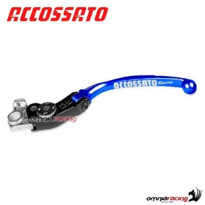 Adjustable long clutch lever Accossato blue for Ducati 999S final edition 2004 - Image 1 of 4