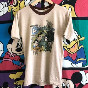 VTG 1973 Single Stitch Warner bros Casablanca Movie Promo T-shirt Large - Picture 1 of 6