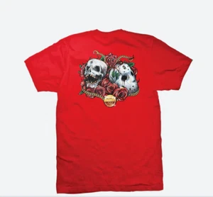 Camiseta para hombre Dirty Ghetto Kids DGK Los Muertos roja - Imagen 1 de 2