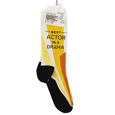 Calcetín Azul Q Crew Mujeres Niño Mejor Actor Actriz Drama Película Transmisión TV NUEVO CON ETIQUETAS NUEVO Foto 1 de 4