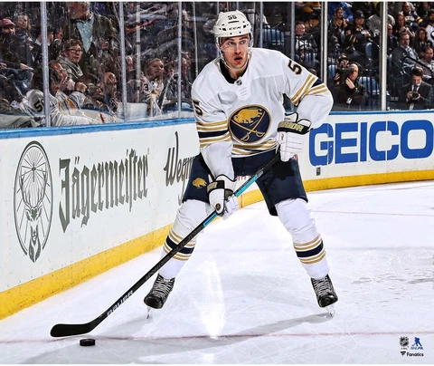 Rasmus Ristolainen Sabres 50th Anniv Season Alternate Jersey Skating 20x24 Photo Cover
