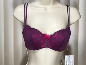 Reggiseno b.tempt'd by Wacoal ferretto 32D balconcino Ciao Bella viola 953144 - Foto 1 di 5