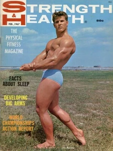Kraft & Gesundheit Bodybuilding Fitness Magazin - Jim Haislop auf Cover Feb '67 - Bild 1 von 1