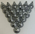 (20) Satin Nickle, or Stainless? Round/Mushroom Cabinet Drawer Knobs With Screws