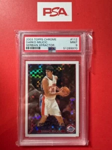 2003 Topps Chrome Xfractor PSA 9 Darko Milicic SERBIAN #112 130/220 - Picture 1 of 2
