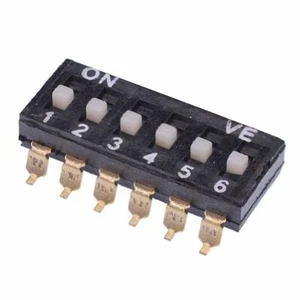 6 Way SMD DIL Switch 2.54mm - Picture 1 of 1